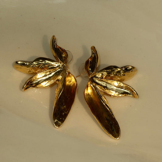 Sun-kissed statement earrings